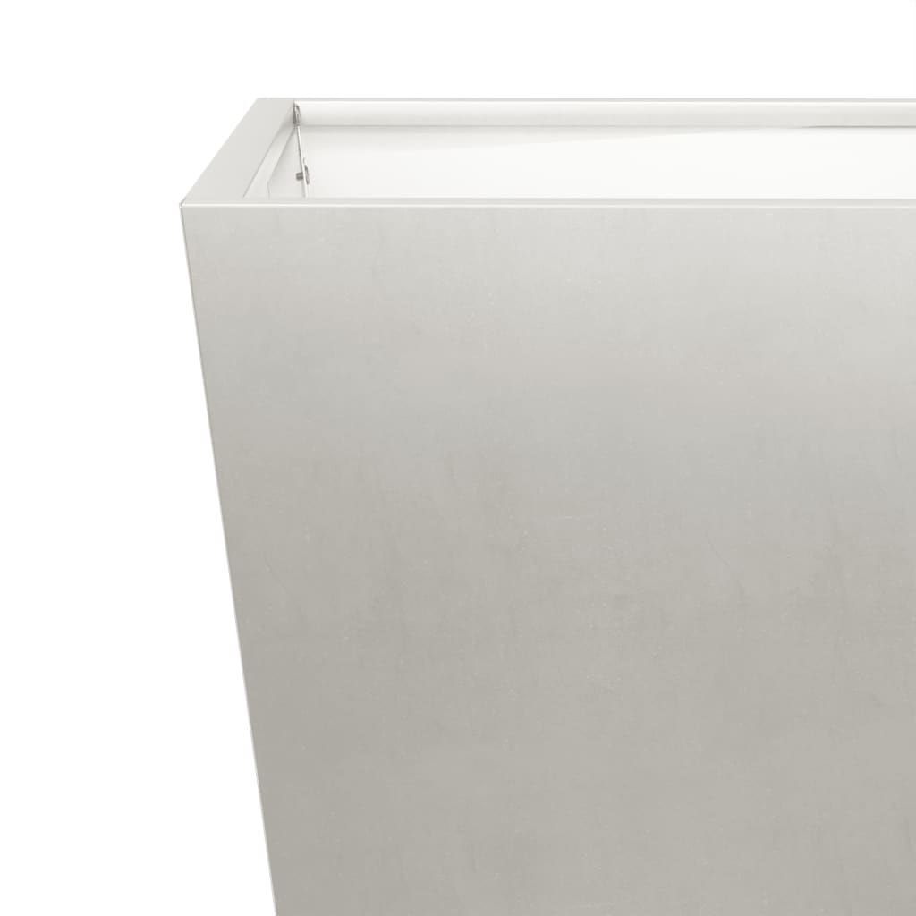 vidaXL Jardinières 2 pcs 40x40x40 cm acier inoxydable