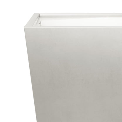 vidaXL Jardinières 2 pcs 40x40x40 cm acier inoxydable