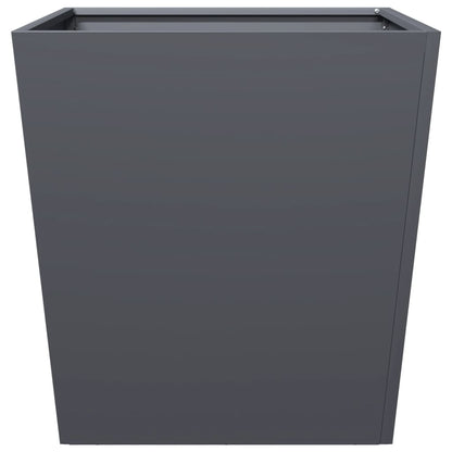 vidaXL Jardinières 2 pcs anthracite 50x50x50 cm acier