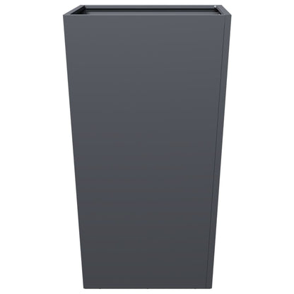 vidaXL Jardinière anthracite 45x45x75 cm acier