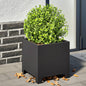 vidaXL Jardinière noir 30x30x30 cm acier