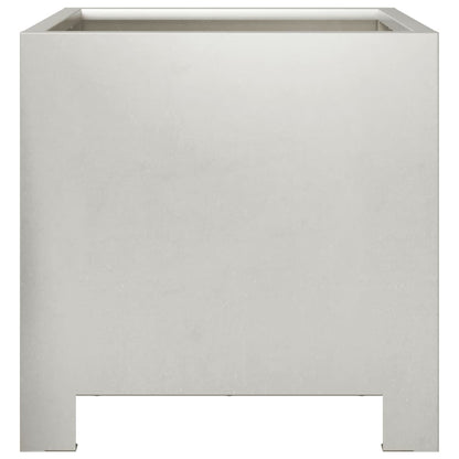vidaXL Jardinière 30x30x30 cm acier inoxydable