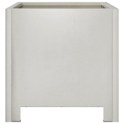 vidaXL Jardinière 30x30x30 cm acier inoxydable