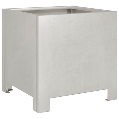 vidaXL Jardinières 2 pcs 30x30x30 cm acier inoxydable