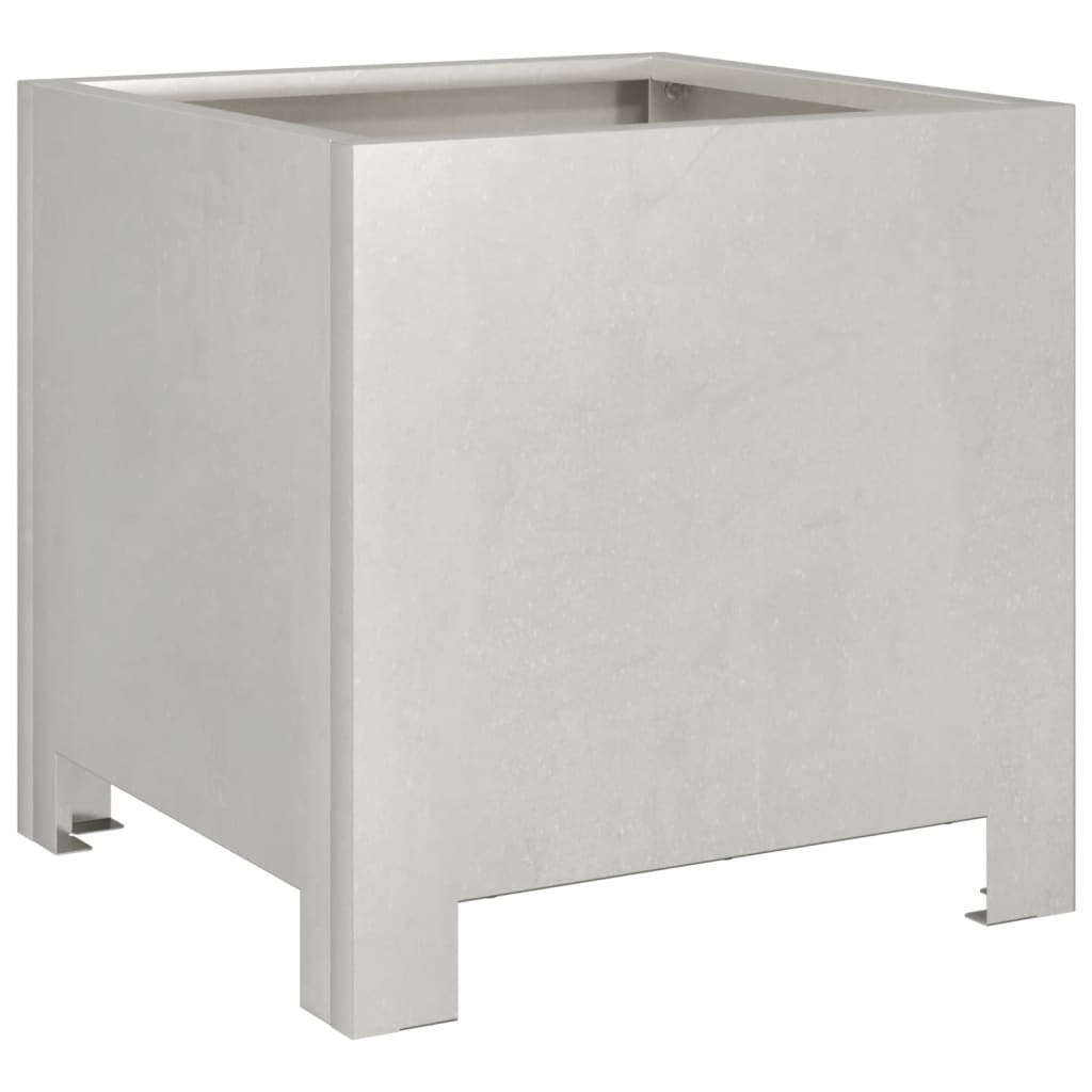 vidaXL Jardinières 2 pcs 30x30x30 cm acier inoxydable