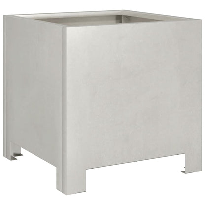 vidaXL Jardinières 2 pcs 30x30x30 cm acier inoxydable