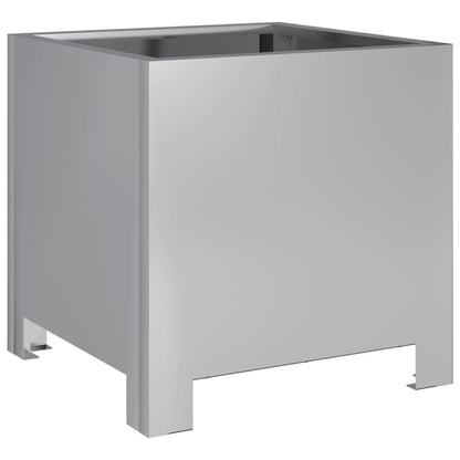 vidaXL Jardinières 2 pcs 30x30x30 cm acier galvanisé