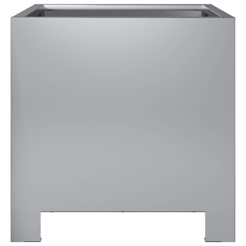 vidaXL Jardinières 2 pcs 30x30x30 cm acier galvanisé
