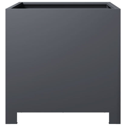vidaXL Jardinière anthracite 40x40x40 cm acier