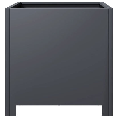 vidaXL Jardinière anthracite 40x40x40 cm acier