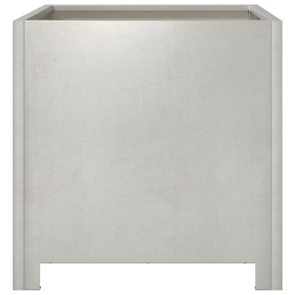 vidaXL Jardinière 40x40x40 cm acier inoxydable