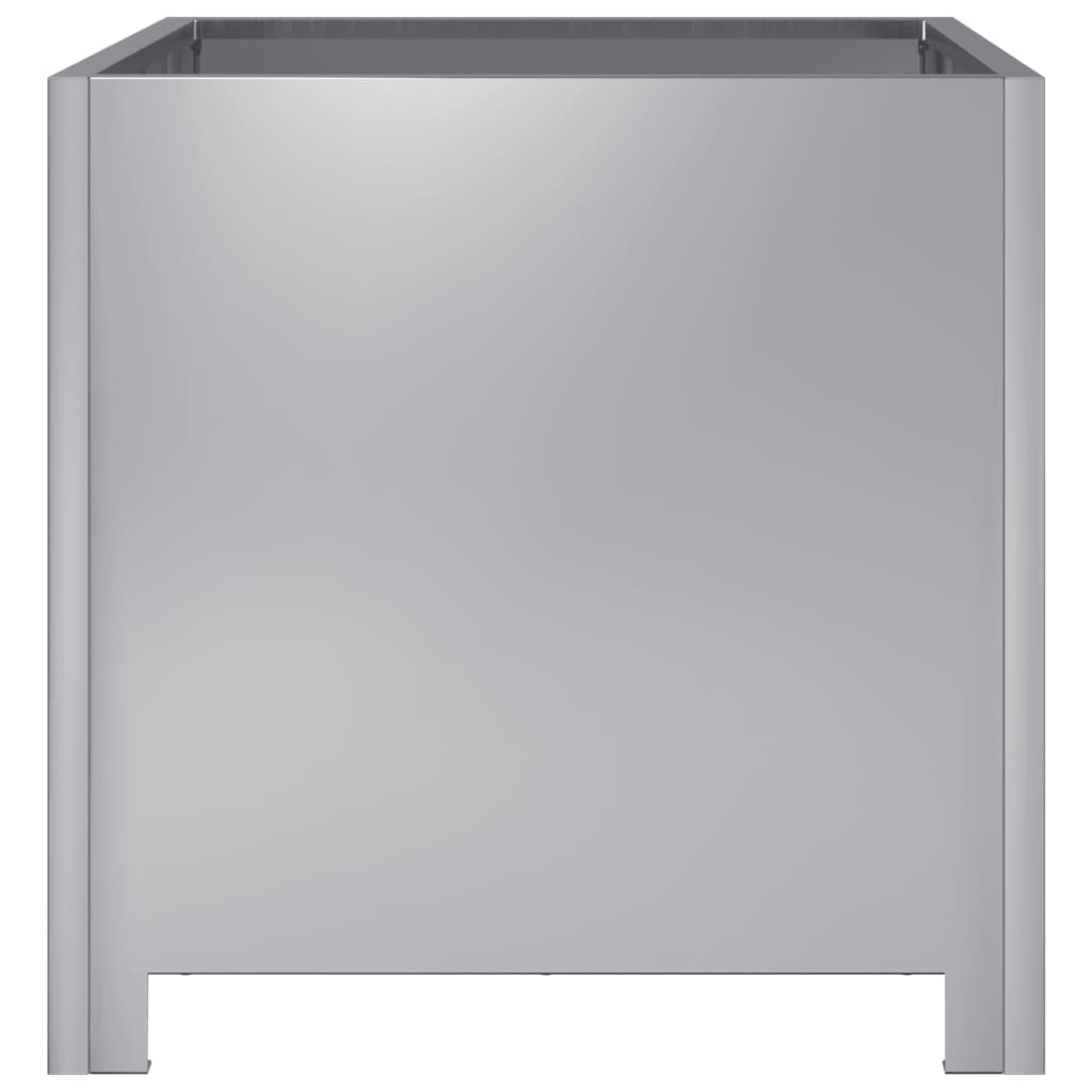 vidaXL Jardinières 2 pcs 40x40x40 cm acier galvanisé