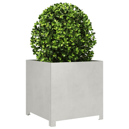vidaXL Jardinière 50x50x50 cm acier inoxydable