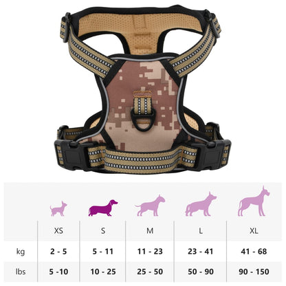 vidaXL Harnais pour chien avec bandes réfléchissantes réglables S