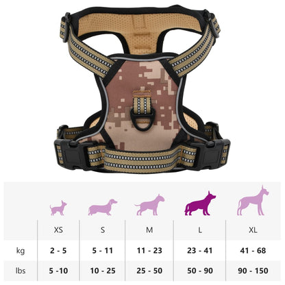 vidaXL Harnais pour chien avec bandes réfléchissantes réglables L