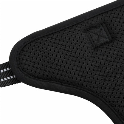vidaXL Harnais pour chien avec laisse et collier réglables noir S