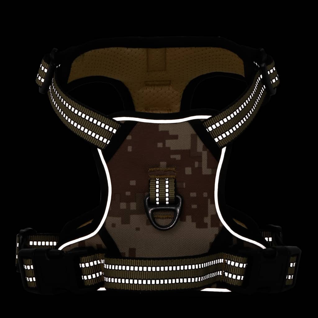 vidaXL Harnais pour chien avec laisse et collier réglables S