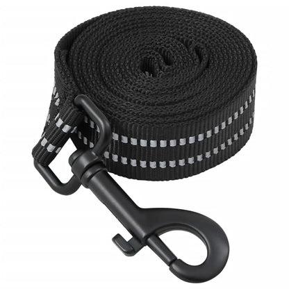 vidaXL Harnais pour chien avec laisse et collier réglables noir S