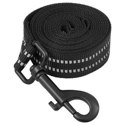 vidaXL Harnais pour chien avec laisse et collier réglables noir XL