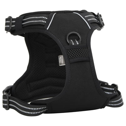 vidaXL Harnais pour chien avec laisse et collier réglables noir XL