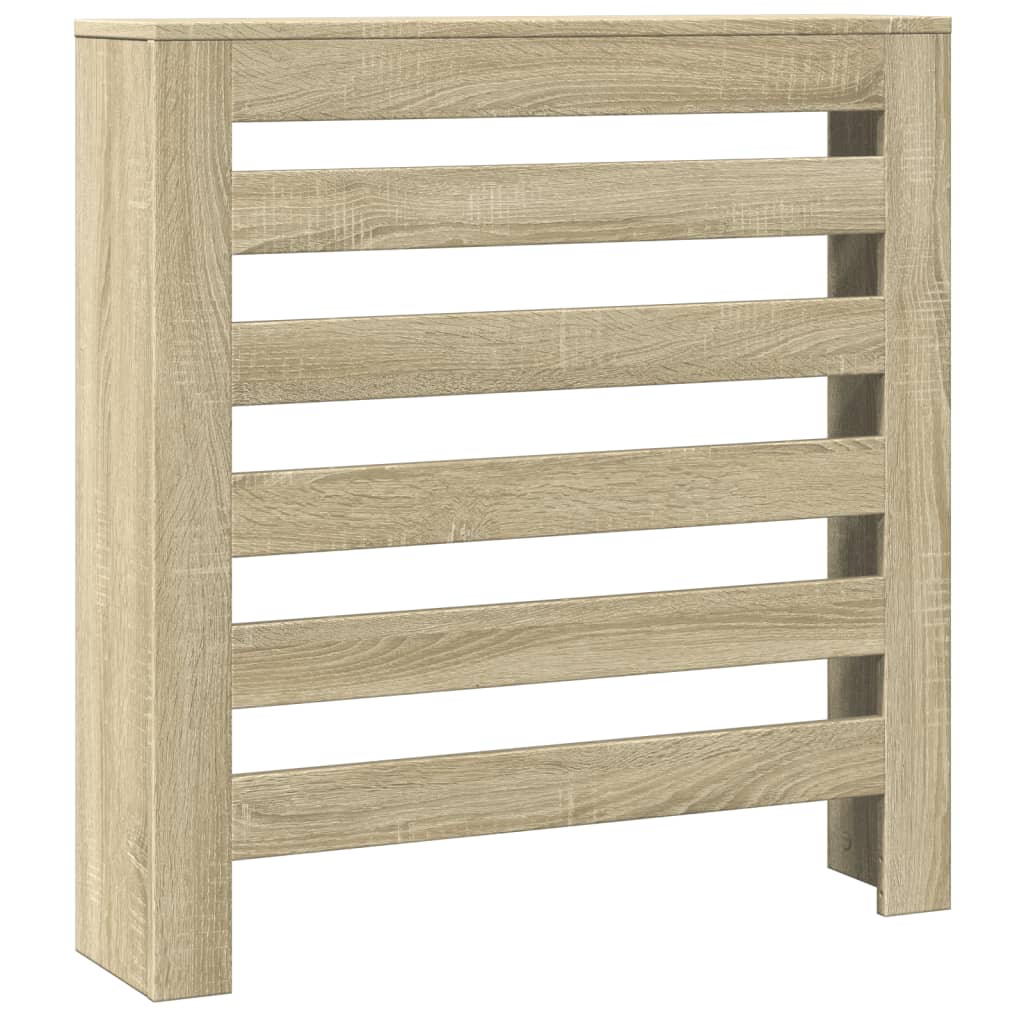 vidaXL Cache-radiateur chêne sonoma 78x20x82 cm bois d'ingénierie