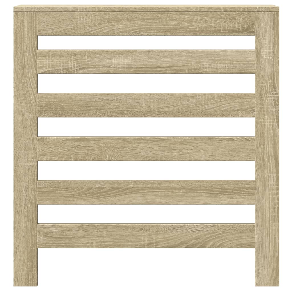 vidaXL Cache-radiateur chêne sonoma 78x20x82 cm bois d'ingénierie