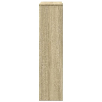 vidaXL Cache-radiateur chêne sonoma 78x20x82 cm bois d'ingénierie