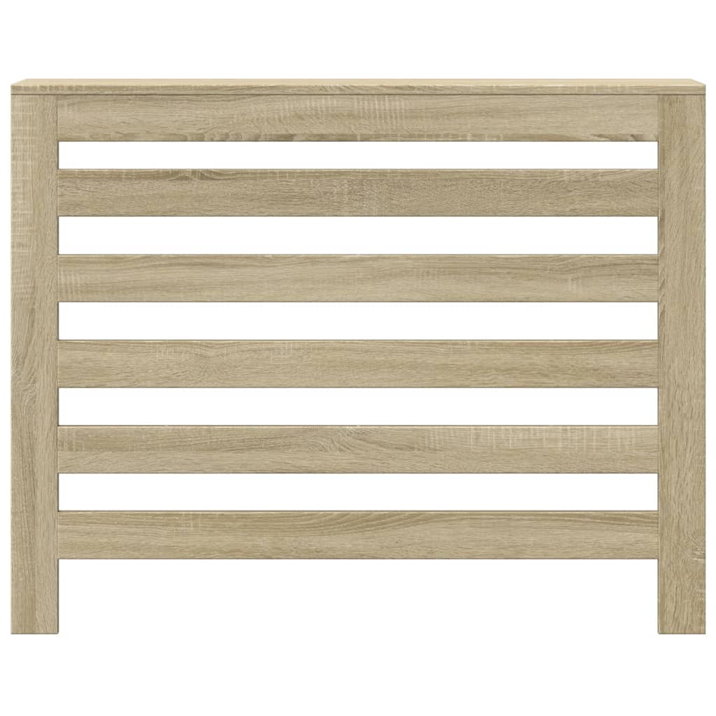 vidaXL Cache-radiateur chêne sonoma 104x20x82 cm bois d'ingénierie