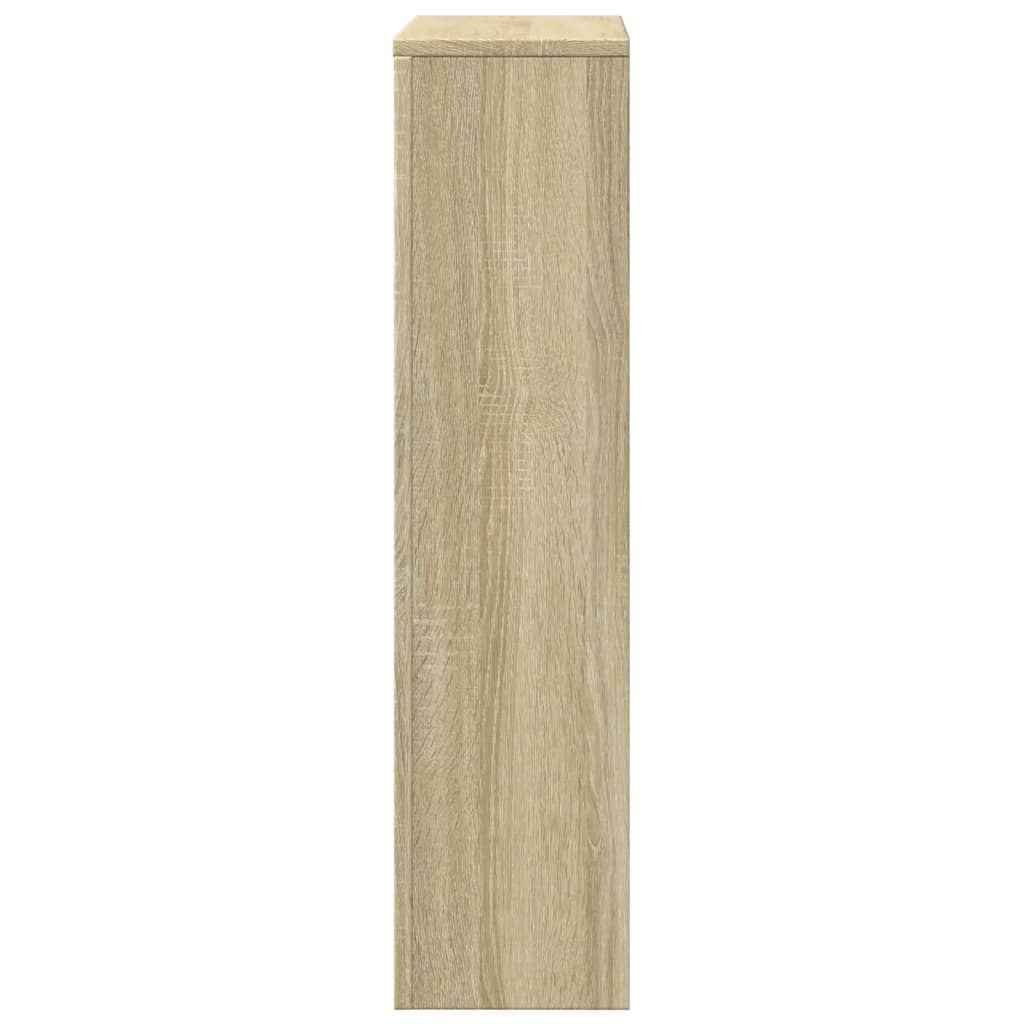 vidaXL Cache-radiateur chêne sonoma 104x20x82 cm bois d'ingénierie
