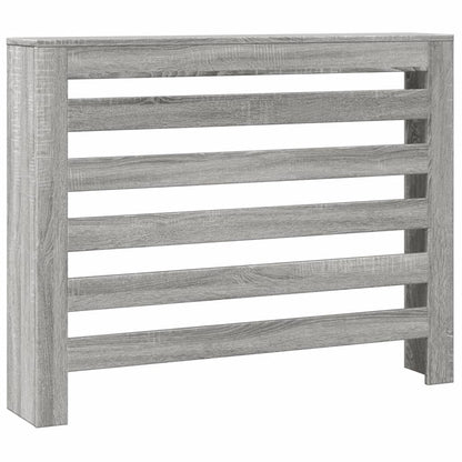 vidaXL Cache-radiateur sonoma gris 104x20x82 cm bois d'ingénierie