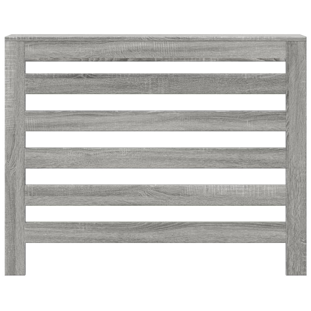 vidaXL Cache-radiateur sonoma gris 104x20x82 cm bois d'ingénierie