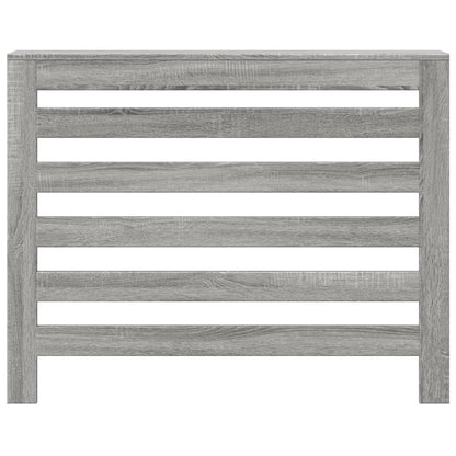 vidaXL Cache-radiateur sonoma gris 104x20x82 cm bois d'ingénierie