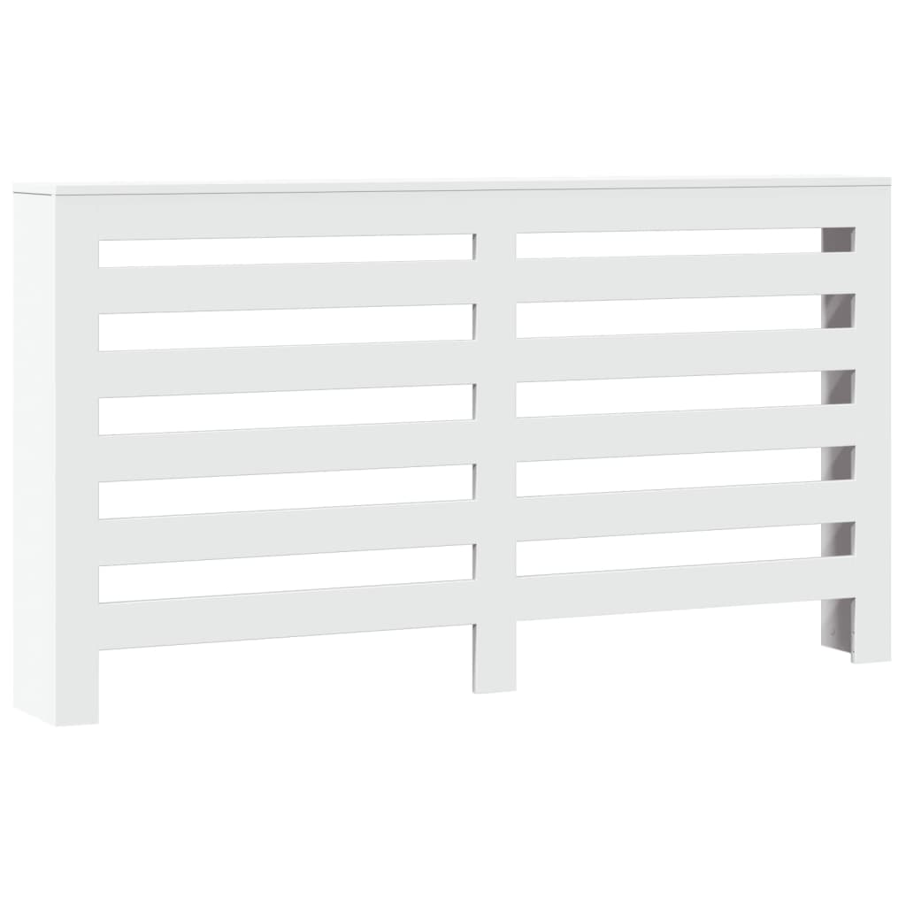 vidaXL Cache-radiateur blanc 149x20x82 cm bois d'ingénierie