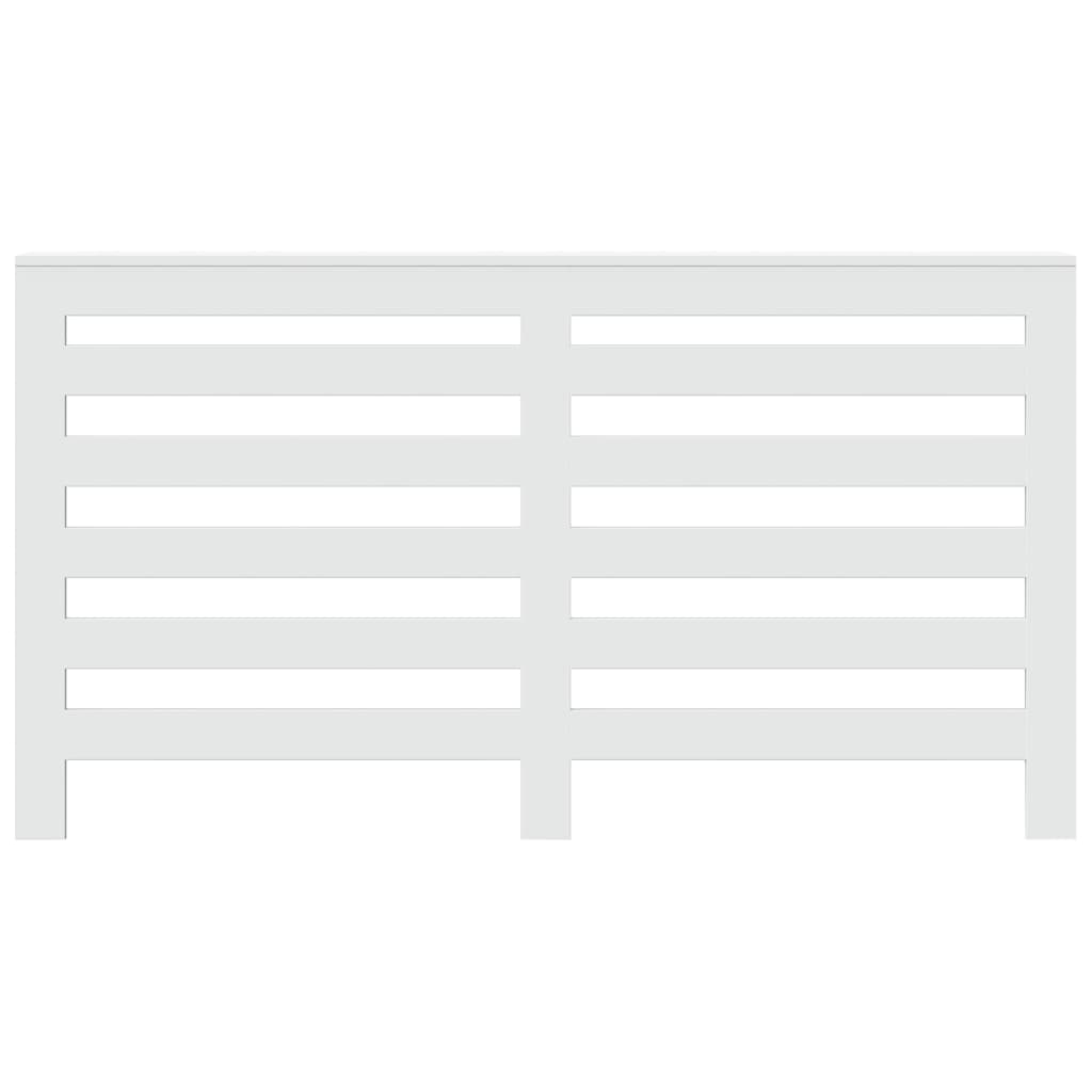 vidaXL Cache-radiateur blanc 149x20x82 cm bois d'ingénierie