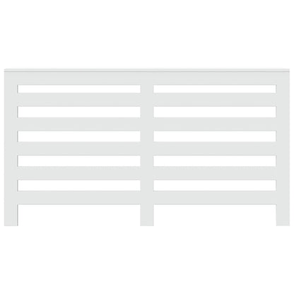 vidaXL Cache-radiateur blanc 149x20x82 cm bois d'ingénierie