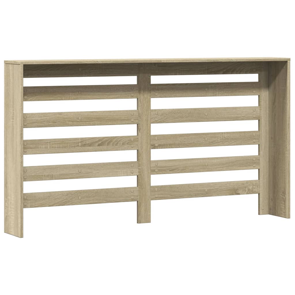 vidaXL Cache-radiateur chêne sonoma 149x20x82 cm bois d'ingénierie