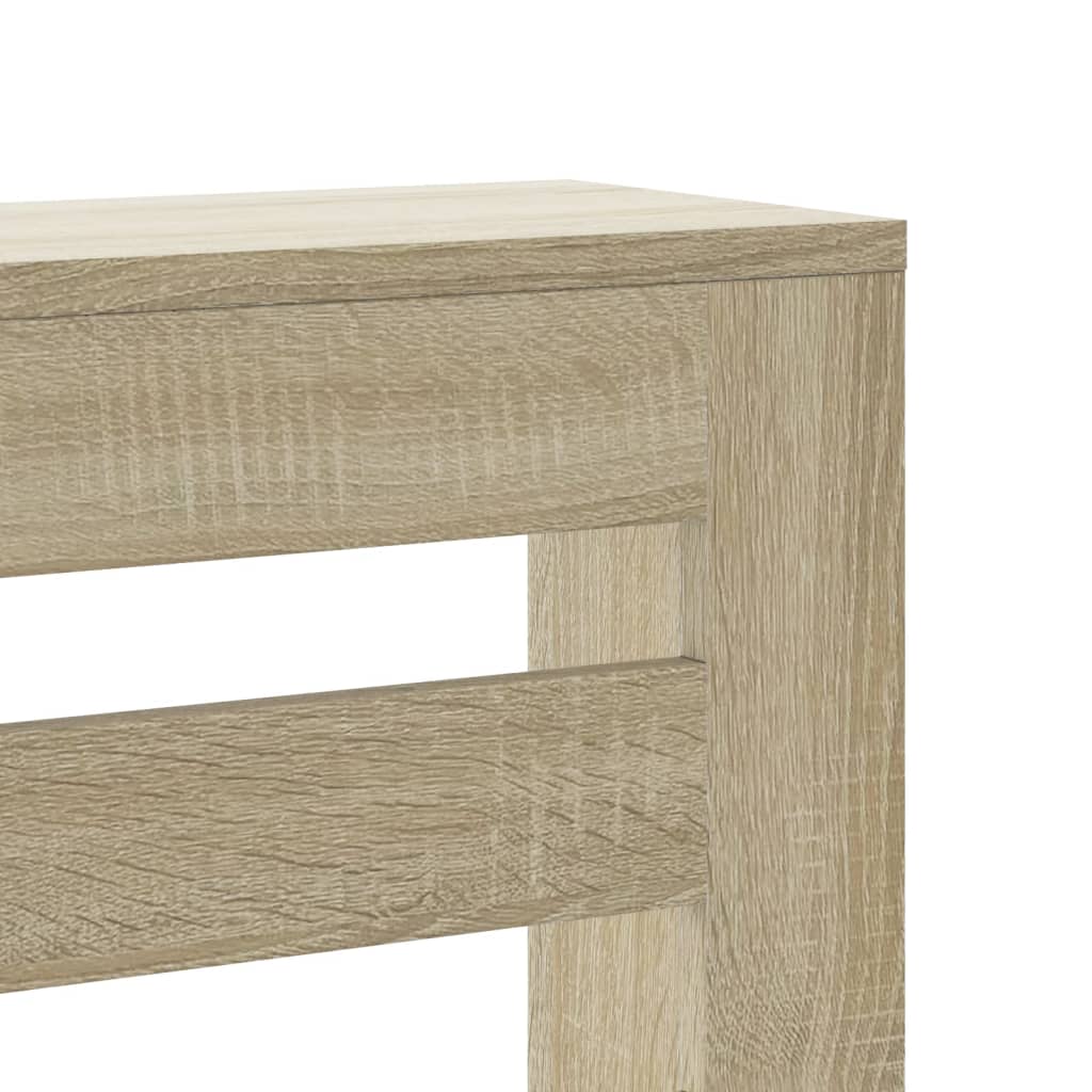 vidaXL Cache-radiateur chêne sonoma 149x20x82 cm bois d'ingénierie