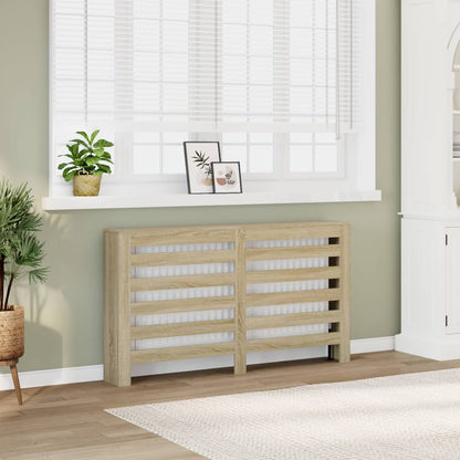 vidaXL Cache-radiateur chêne sonoma 149x20x82 cm bois d'ingénierie