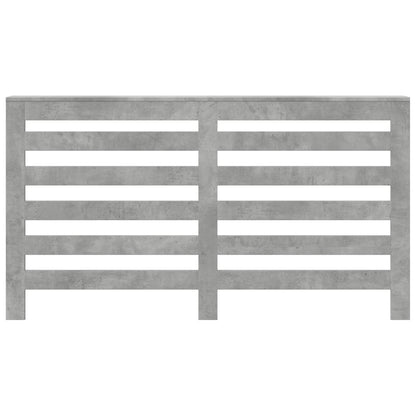 vidaXL Cache-radiateur gris béton 149x20x82 cm bois d'ingénierie