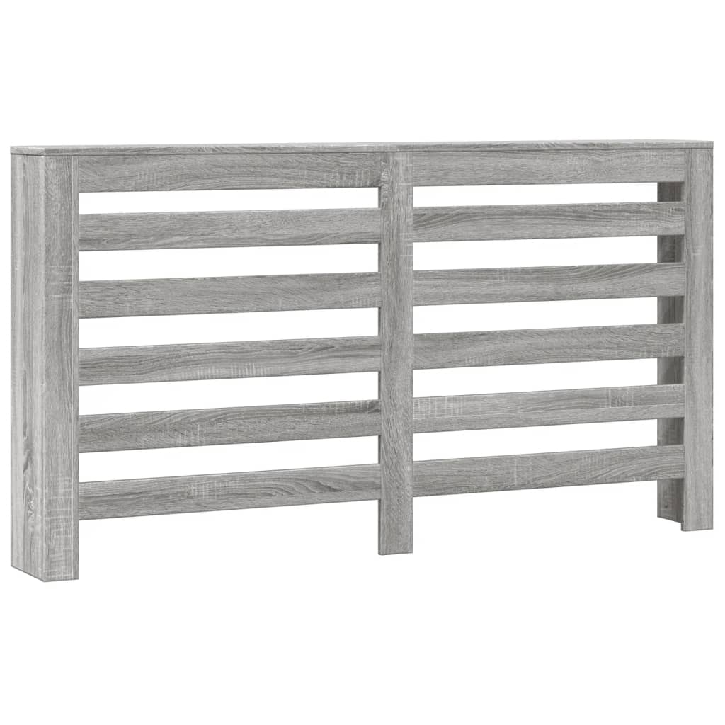 vidaXL Cache-radiateur sonoma gris 149x20x82 cm bois d'ingénierie