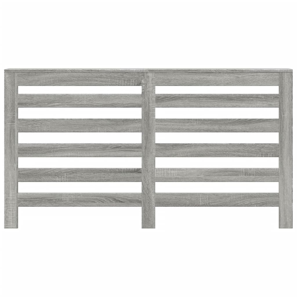 vidaXL Cache-radiateur sonoma gris 149x20x82 cm bois d'ingénierie