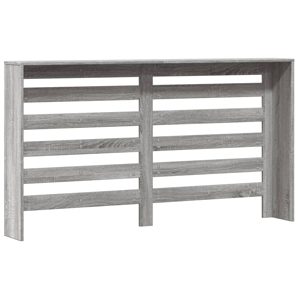 vidaXL Cache-radiateur sonoma gris 149x20x82 cm bois d'ingénierie