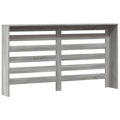 vidaXL Cache-radiateur sonoma gris 149x20x82 cm bois d'ingénierie