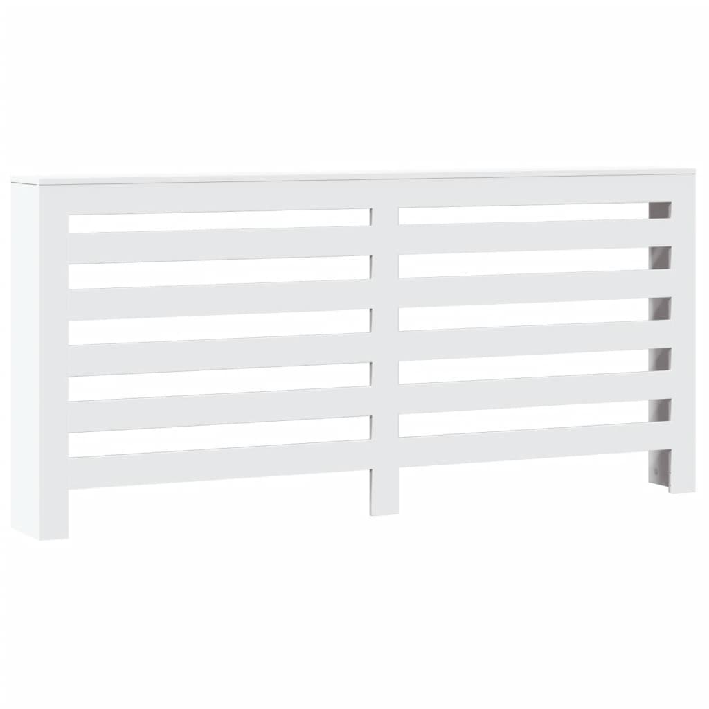 vidaXL Cache-radiateur blanc 175x20x82 cm bois d'ingénierie