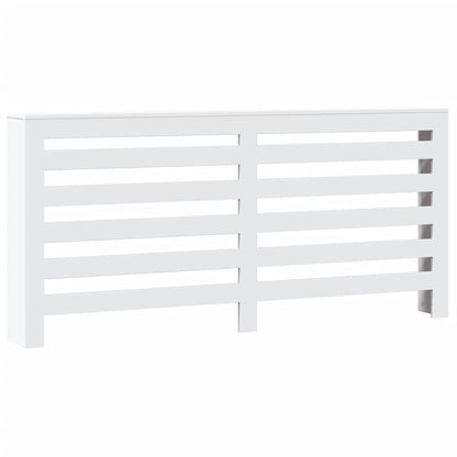 vidaXL Cache-radiateur blanc 175x20x82 cm bois d'ingénierie