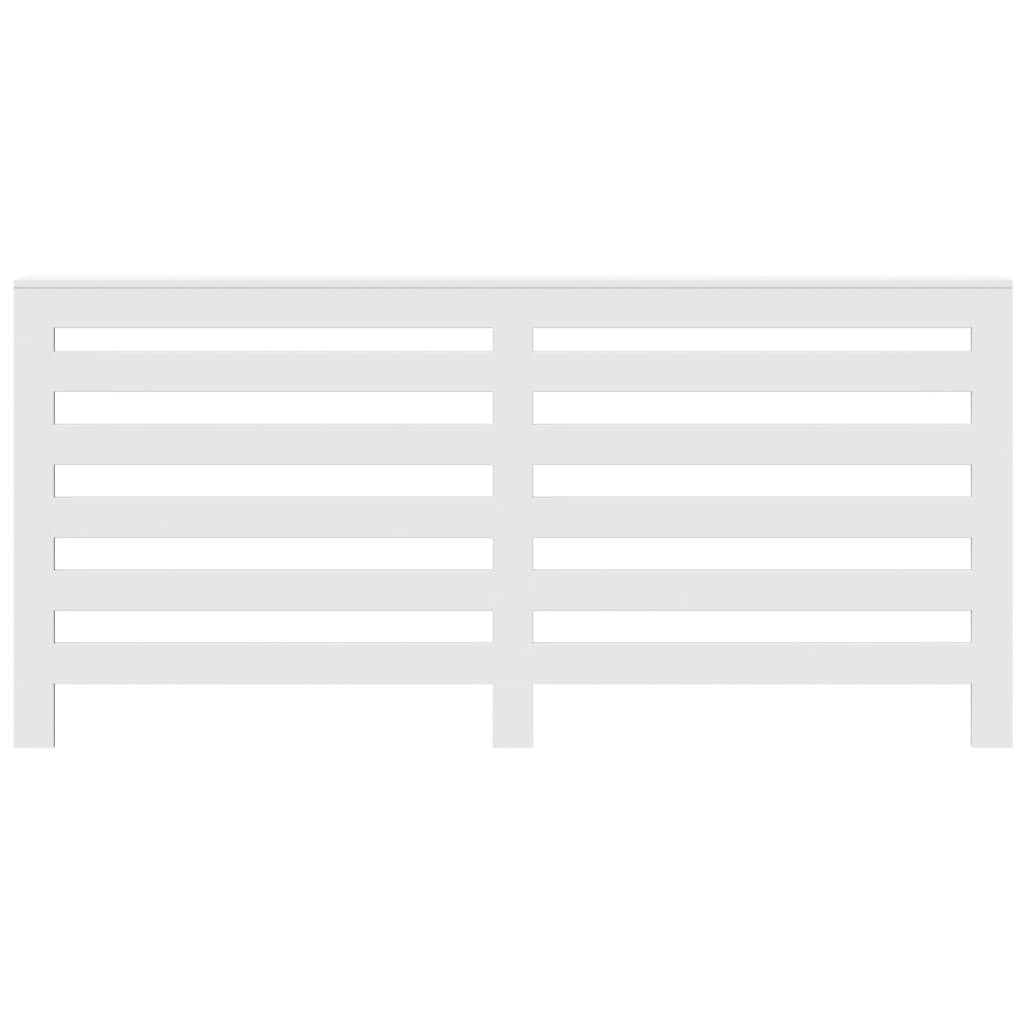 vidaXL Cache-radiateur blanc 175x20x82 cm bois d'ingénierie