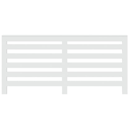vidaXL Cache-radiateur blanc 175x20x82 cm bois d'ingénierie