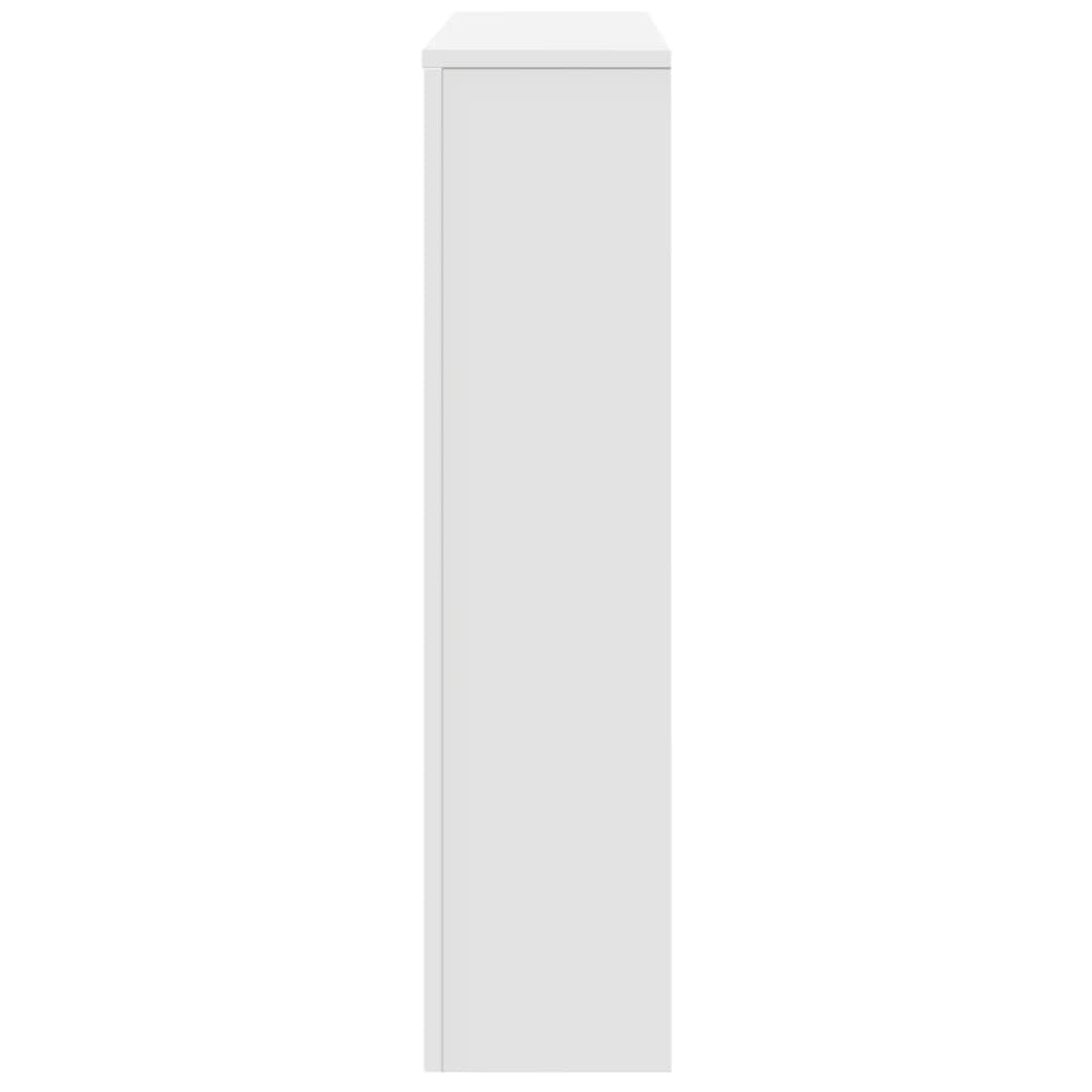 vidaXL Cache-radiateur blanc 175x20x82 cm bois d'ingénierie