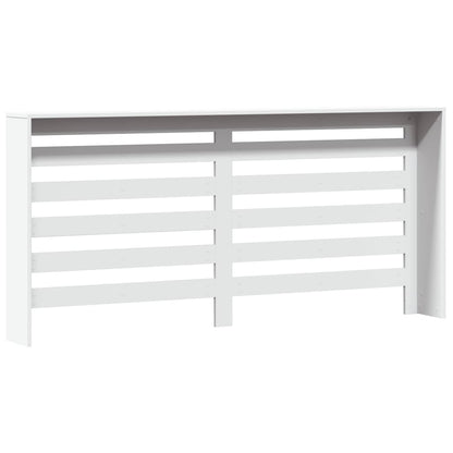 vidaXL Cache-radiateur blanc 175x20x82 cm bois d'ingénierie