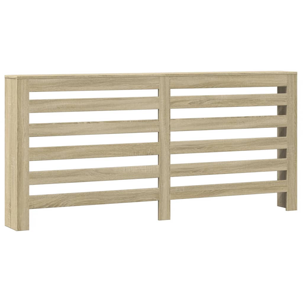 vidaXL Cache-radiateur chêne sonoma 175x20x82 cm bois d'ingénierie